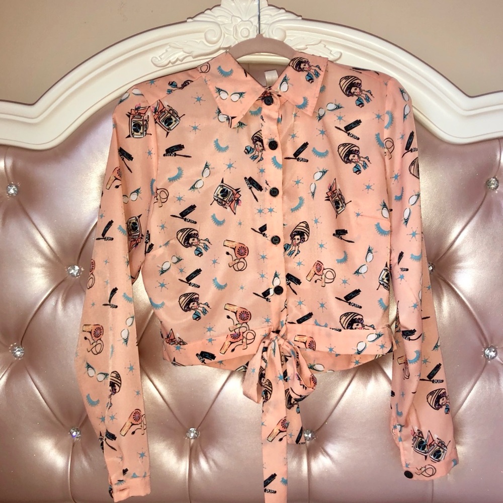 👛 ✂️ BEAUTY SCHOOL DROPOUT BLOUSE 💗💋